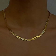 Minimalist Gold Stainless Steel Necklace