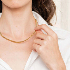 Minimalist Gold Stainless Steel Necklace