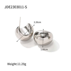 Premium Teardrop Titanium Steel Studs for Women