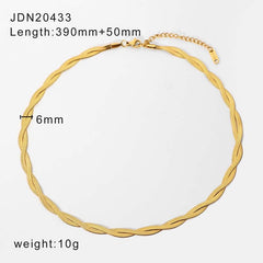 Minimalist Gold Stainless Steel Necklace