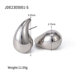 Premium Teardrop Titanium Steel Studs for Women