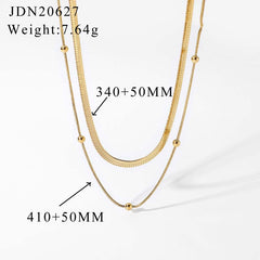 Minimalist Gold Stainless Steel Necklace