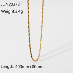 Minimalist Gold Stainless Steel Necklace